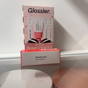 Glossier you samples and cloud paint puff blush Sephora gift